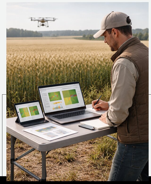 Система AI прогнозирования урожайности для точных агрономий в Кузнецке