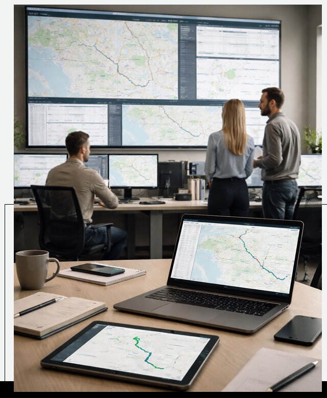 Трекинг грузов и Fleet Management, мониторинг автопарка в Кузнецке