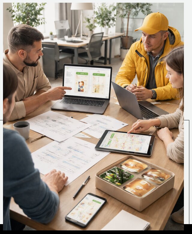 Разработка агрегатора доставки еды в Кузнецке от 15636 р., АвикейКнц